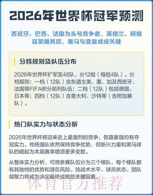 2026年世界杯预测软件哪个最准？
